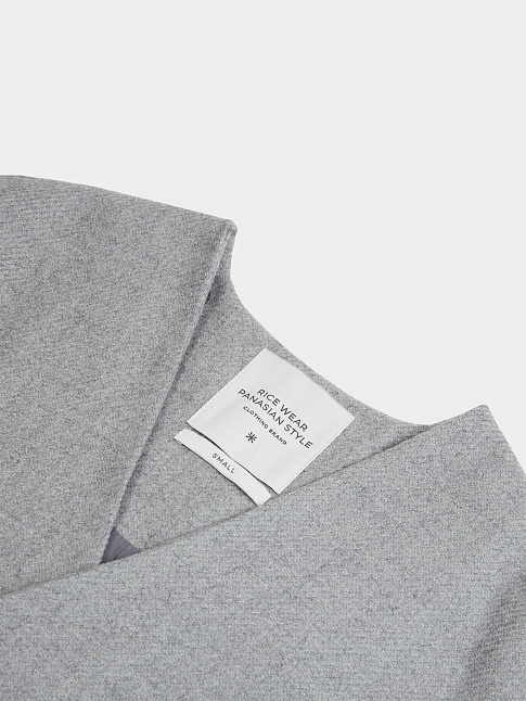 Пальто PANASIAN COAT 2 OVERSIZE (размер L, цвет Серый)