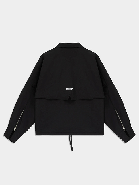 Куртка PANASIAN OVERSIZE SHORT (размер L, цвет Черный)