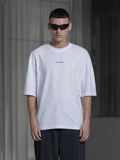 Футболка MONOGRAM OVERSIZED (размер XXL, цвет Белый)