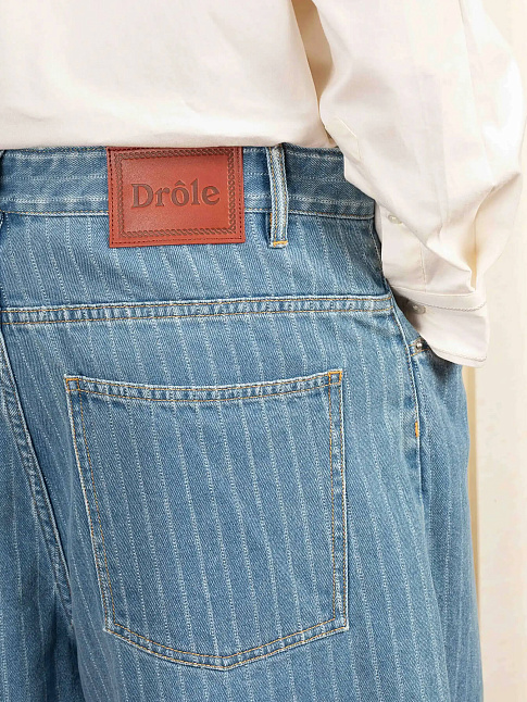 Шорты BAGGY RAYURES (размер XL, цвет Голубой)