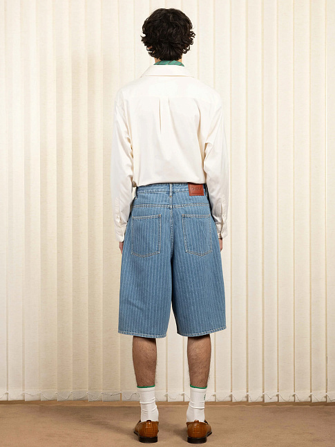 Шорты BAGGY RAYURES (размер XL, цвет Голубой)