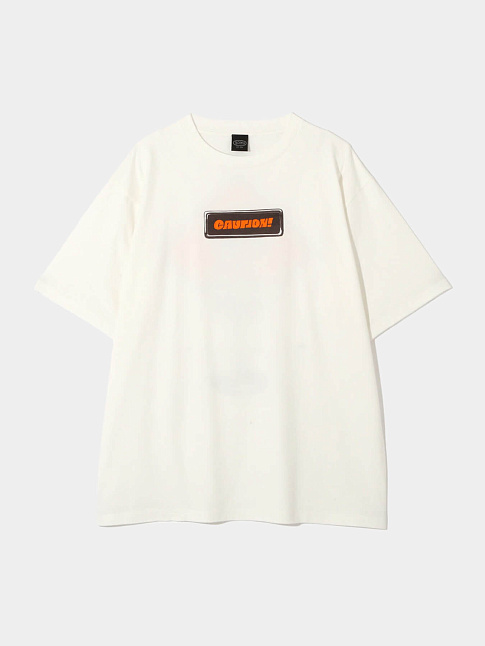 Футболка PUMICE CAUTION! (размер L, цвет Белый)