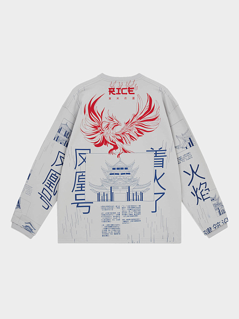 Лонгслив ARCHITECTURE (размер XXL, цвет Серый)