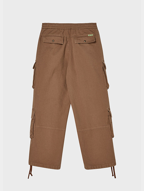 Брюки WASHED QUATRO CARGO (размер S, цвет Коричневый)