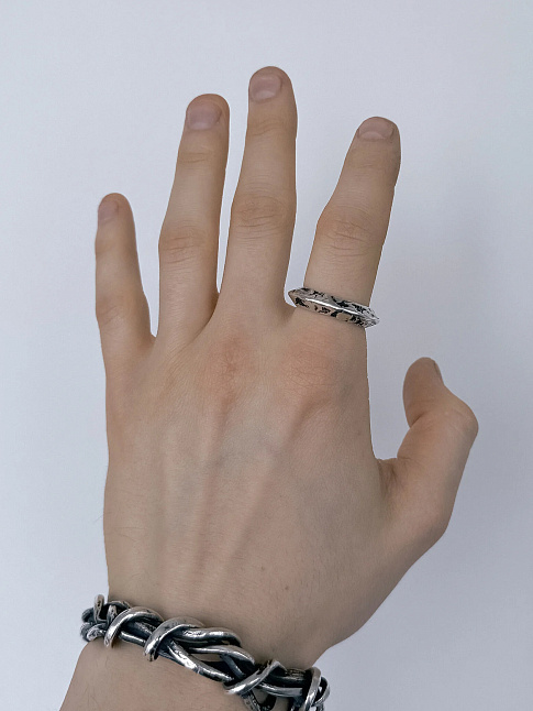Кольцо VOID (размер 22, цвет Серебряный)