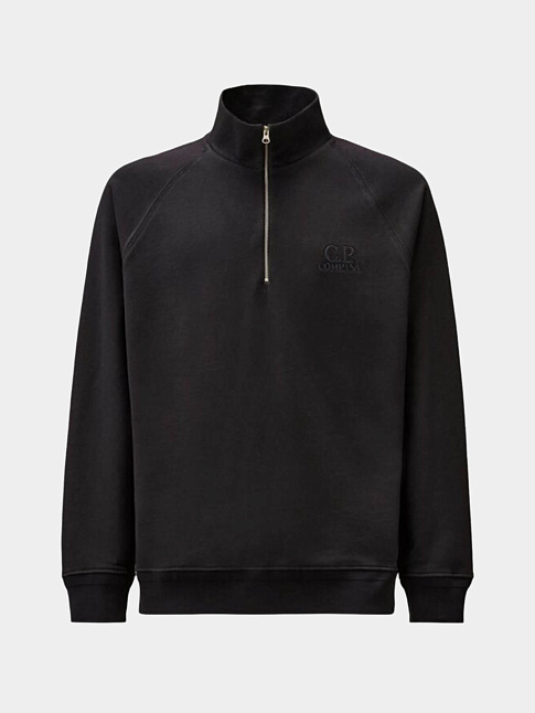 Свитшот DIAGONAL RAISED FLEECE HALF ZIP LOGO (размер L, цвет 999)