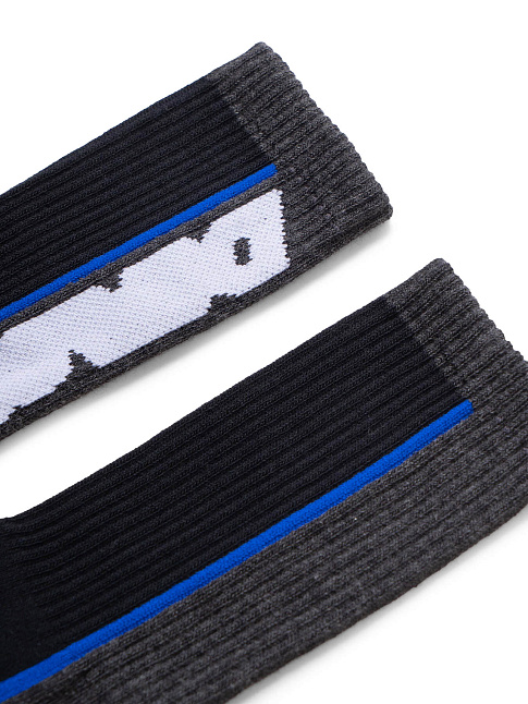 Носки PANEL (размер one size, цвет Черный+Синий)