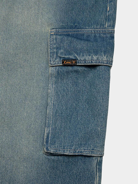 Джинсы LOOSE FIT DENIM CARGO (размер L, цвет Голубой)