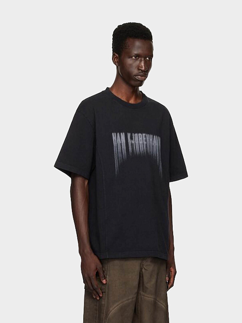 Футболка FADED LOGO BOXY (размер XL, цвет Черный)