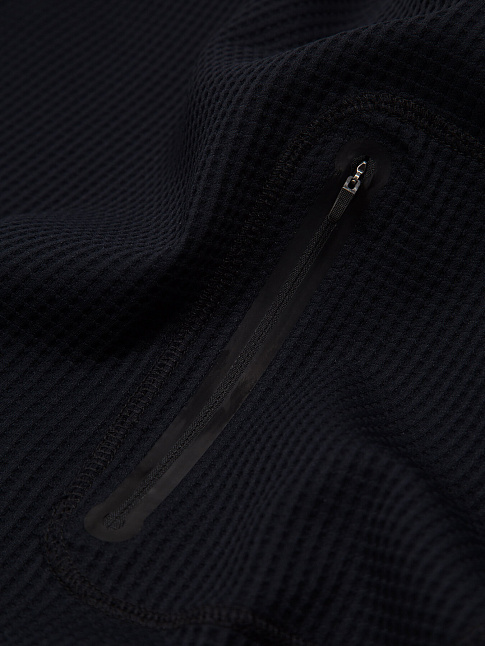 Лонгслив WAFFLE (размер XL, цвет Черный)