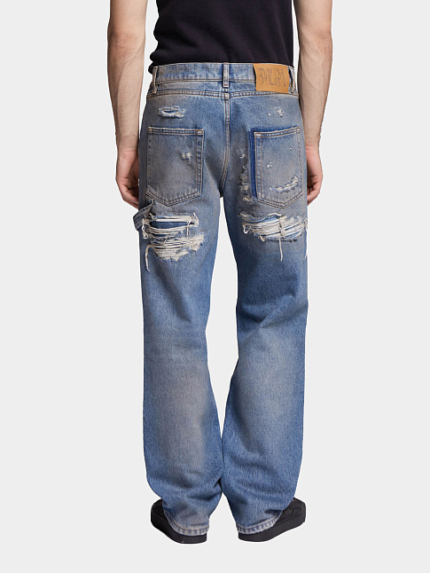 Брюки VESTA SINGLE KNEE WORK (размер 30, цвет Голубой)