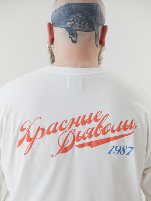 Лонгслив x NUW (размер L, цвет Белый)