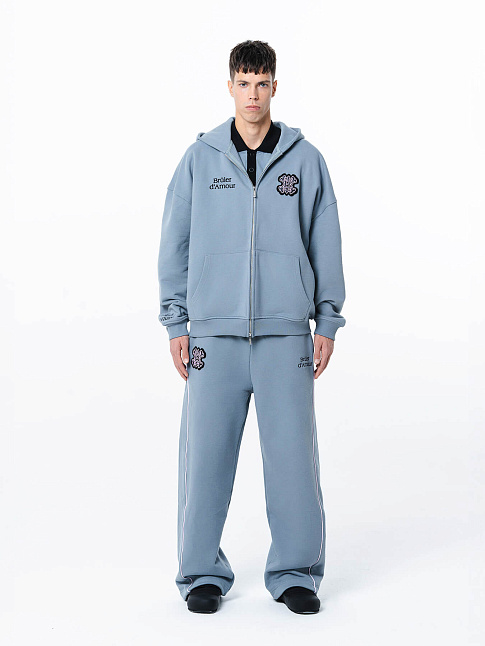 Худи ZIP ESPRIT D’EQUIPE SAINT-P (размер M, цвет Серый)