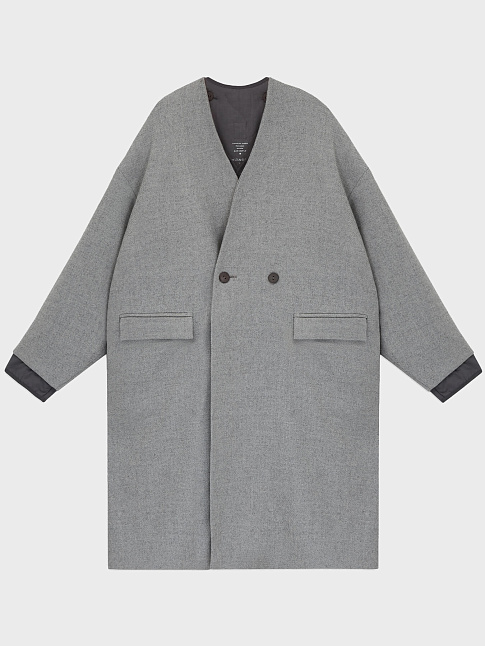 Пальто PANASIAN COAT 2 OVERSIZE (размер L, цвет Серый)