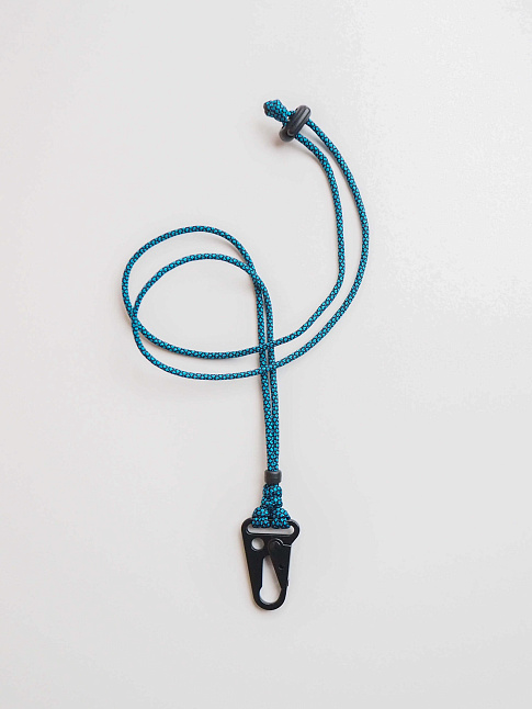 Чёрный карабин на шею (размер one size, цвет Разноцветный)