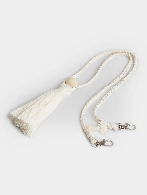 Украшение для брюк MACRAME BEADS (размер one size, цвет Белый)