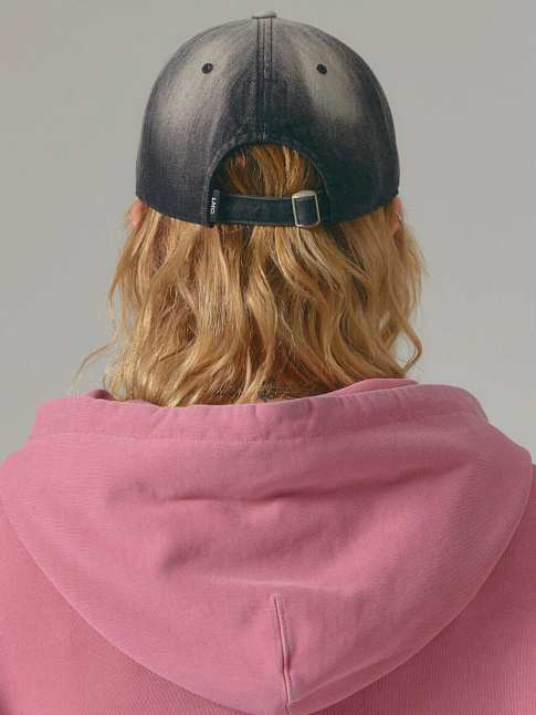 Кепка WASHED DENIM GOTHIC OVAL 6PANEL (размер one size, цвет Белый)