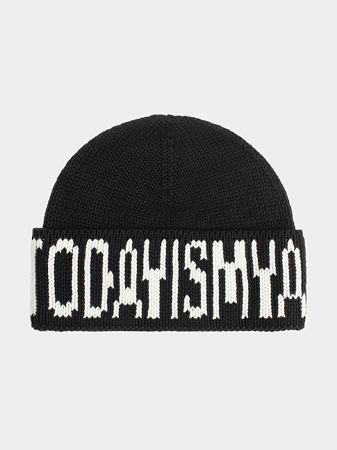 Шапка Gleb Kostin .Solutions x NUW (размер one size, цвет Черный)