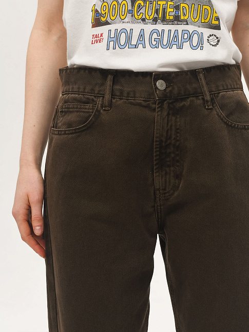 Джинсы UNDER THE MOON (размер 24, цвет Коричневый)