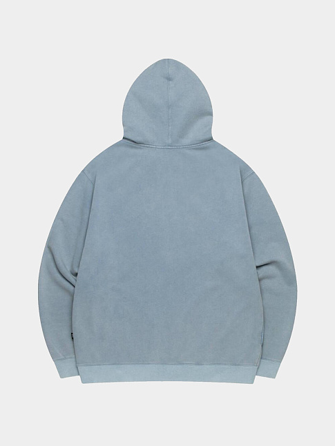 Худи WASHED OG APPLIQUE ZIP-UP (размер XL, цвет Голубой)