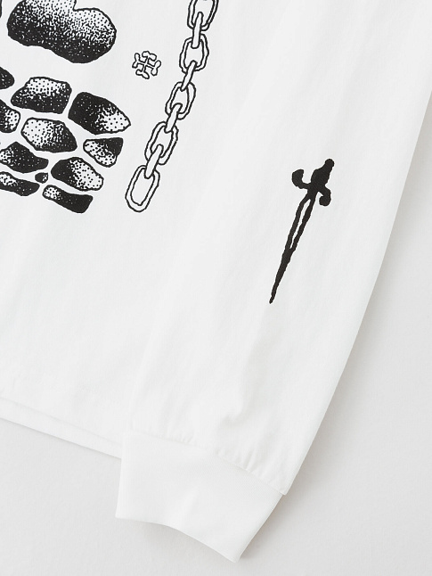 Лонгслив FIGHTIN' (размер L, цвет Белый)