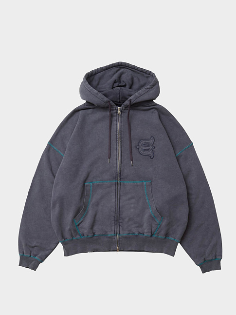 Худи LOGO ZIP (размер L, цвет Синий)