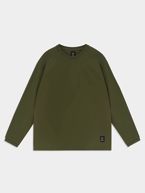 Лонгслив BASIC (размер M, цвет Зеленый)