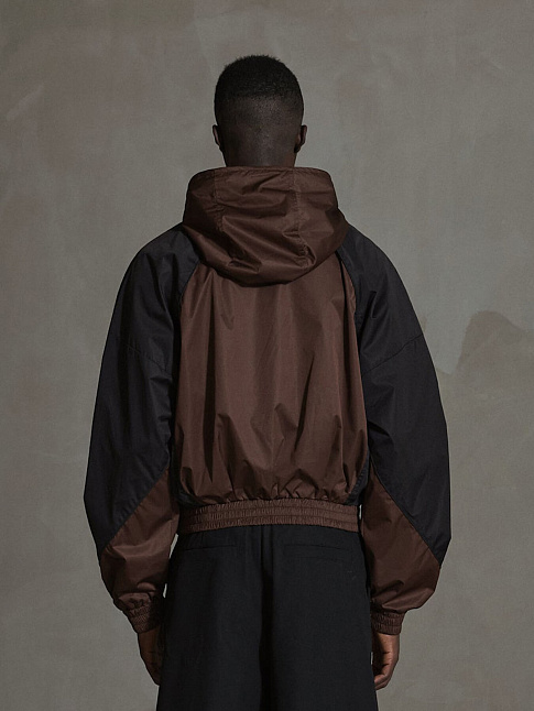 Куртка PANELLED TRACK (размер XXL, цвет Темно-коричневый)