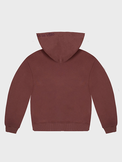 Худи ZIP BASIC (размер XL, цвет Коричневый)