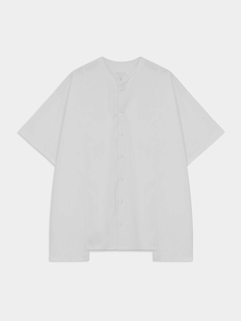 Рубашка KINOMO WITHOUT COLLAR SHORT (размер L, цвет Белый)