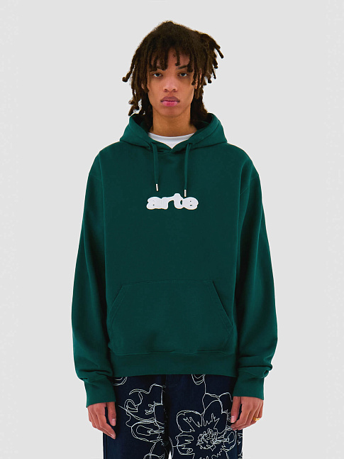 Худи EMBROIDERY LOGO (размер XXL, цвет Зеленый)