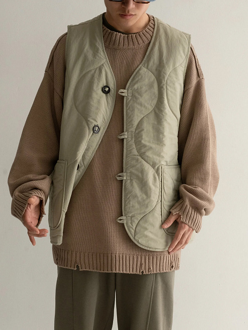 Жилет LINER WAISCOT OVERSIZE (размер XL, цвет Светло-зеленый)