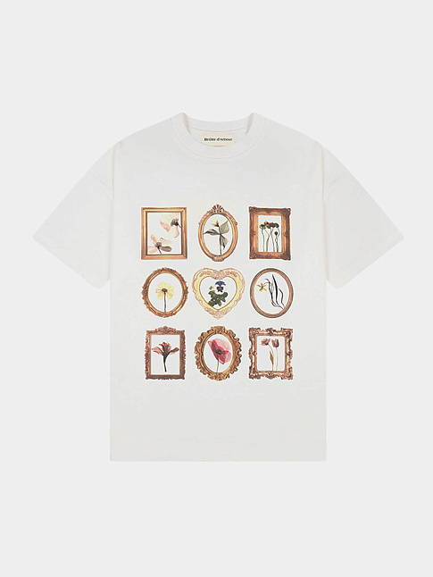 Футболка FLOWERS (размер M, цвет Белый)