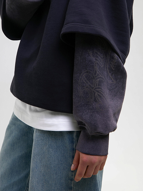 Худи LUSTRE VINTAGE (размер M, цвет Черный)