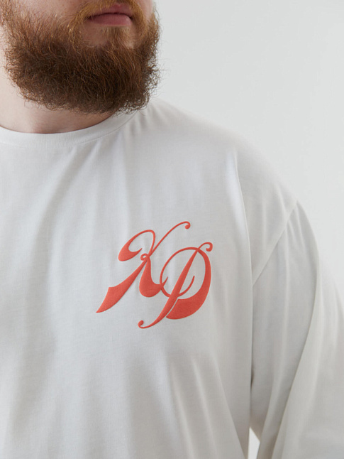 Лонгслив x NUW (размер L, цвет Белый)