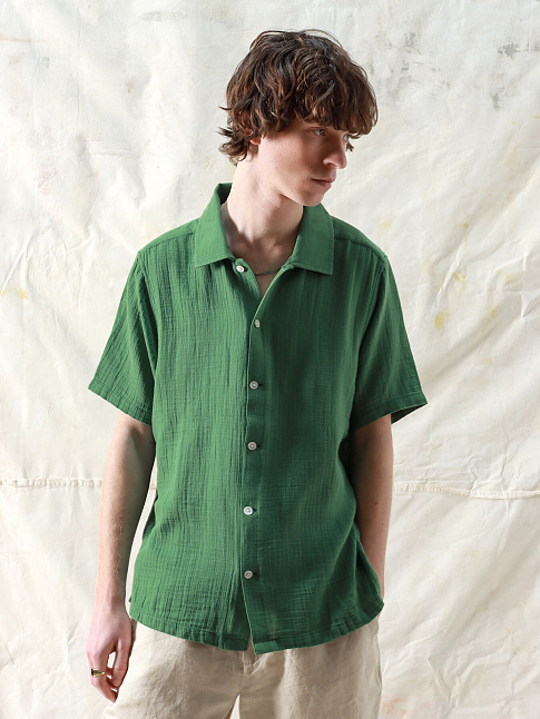 Рубашка BUSEY (размер L, цвет Зеленый)