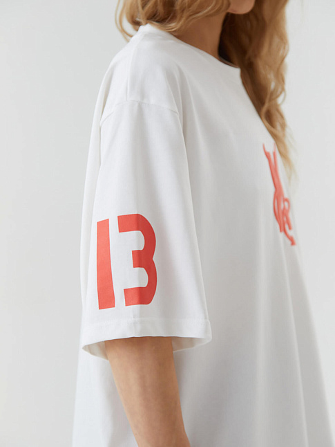 Футболка x NUW (размер M, цвет Белый)