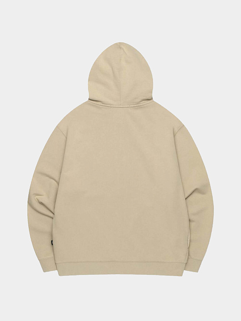 Худи WASHED OG APPLIQUE ZIP-UP (размер XL, цвет Бежевый)
