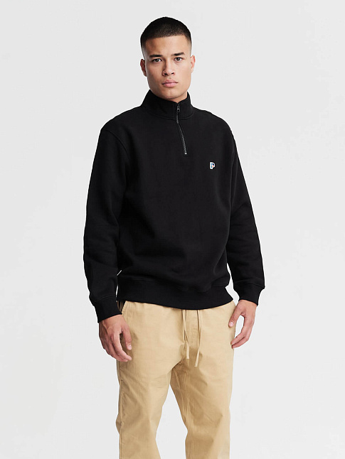 Свитшот PANTEGO 1/4 ZIP (размер XXL, цвет Черный)
