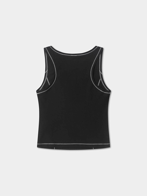 Майка SQUARE NECK (размер M, цвет Черный)