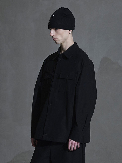Рубашка OVERSIZED (размер XL, цвет Черный)