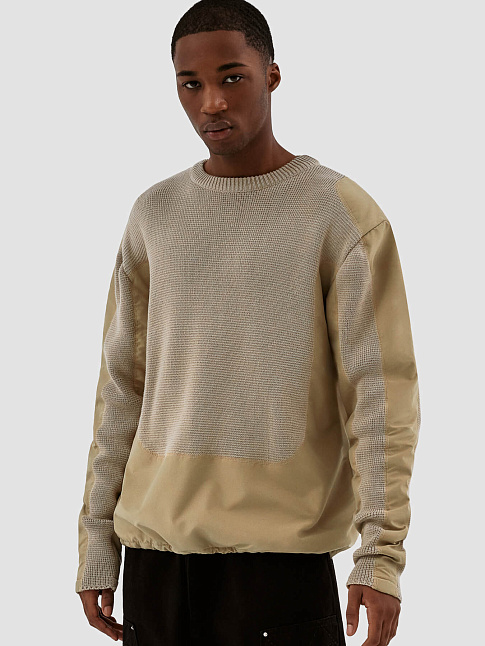 Свитер KRIS CONTRAST (размер XXL, цвет CREAM)