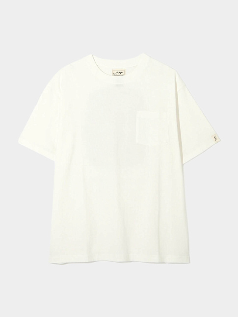 Футболка MHAK LOGO POCKET (размер S, цвет Белый)