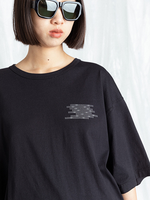 Футболка BAS BINARY (размер M, цвет Черный)