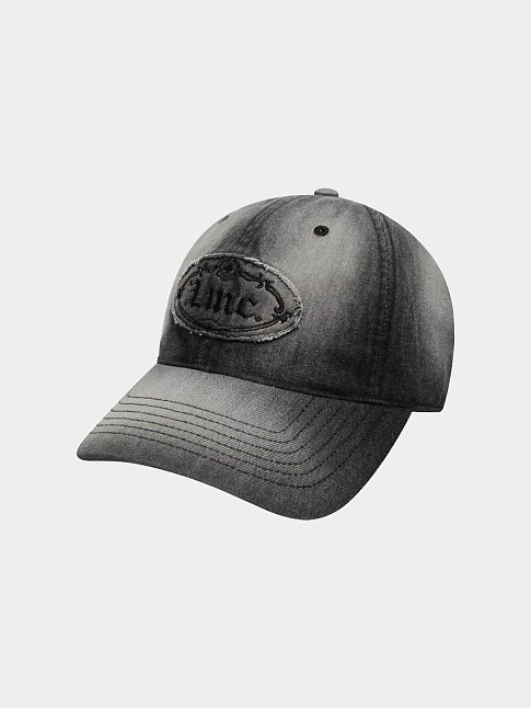 Кепка WASHED DENIM GOTHIC OVAL 6PANEL (размер one size, цвет Белый)