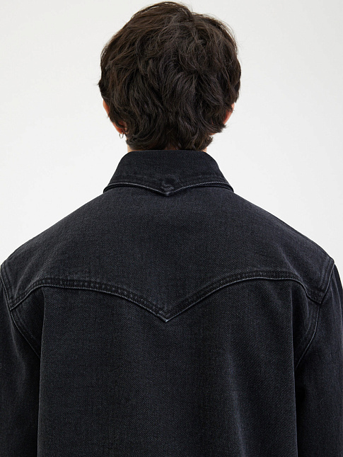 Рубашка CRUISERS DENIM WASHED (размер M, цвет Черный)