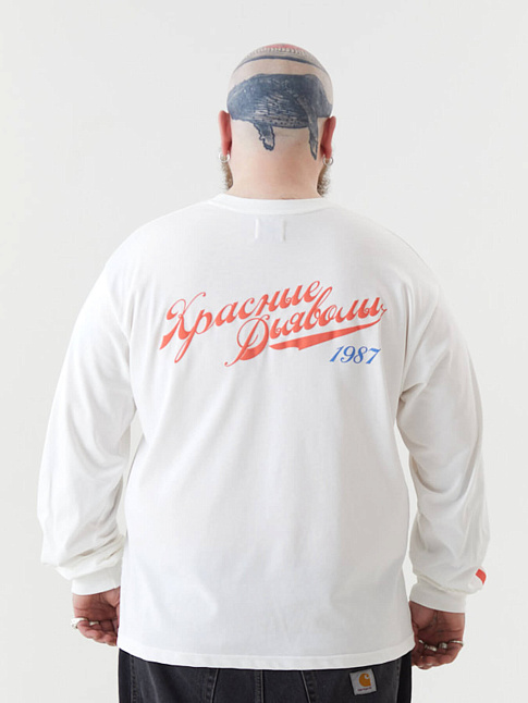 Лонгслив x NUW (размер L, цвет Белый)