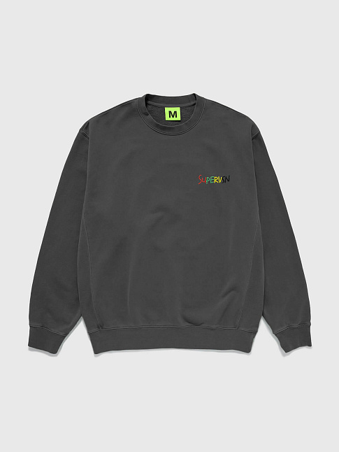 Свитшот SLAUSON BEADED (размер XXL, цвет Темно-серый)