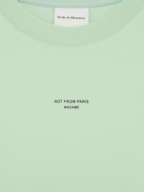 Футболка SLOGAN CLASSIQUE (размер M, цвет Светло-зеленый)