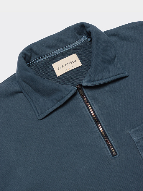 Поло POPOV ZIP TOP (размер M, цвет Темно-синий)